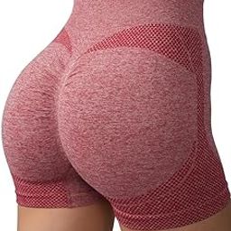 Women's Gym Shorts Booty Scrunch High Wasit Seamless Sports Shorts Workout Push Up Shorts Cycling Fitness Running Shorts-image-28