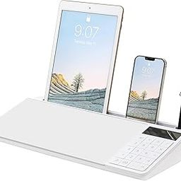 oddpod™ ScribeMate Pro Dry Erase Writing Board with Calculator & Desk Organiser/Acrylic Whiteboard with Storage Caddy & Phone/Tablet Holder with Marker & Duster for Office & Work from Home - White-22