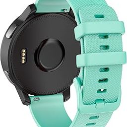 OVERSTEP Compatible with Vivoactive 4 Band / Darth Vader Band / First Avenger, Polar Vantage M Watch Band, 22mm Soft Silicone Adjustable Wrist Strap for Women Men-5