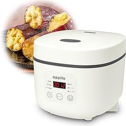 applife - 3 Cup Rice Cooker - White | Keep Warm, Reserve & Cook with Automatic Japanese Arrangement Recipes to Live Alone, Easy to Use, Yogurt Gift, Potato Pie-picture-20