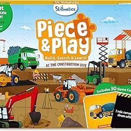 Skillmatics Floor Puzzle & Game - Piece & Play Construction Site, Jigsaw & Toddler Puzzles, Educational Toy, Gifts for Boys & Girls Ages 3, 4, 5, 6, 7 (48 Pieces, 2 x 3 feet)-29