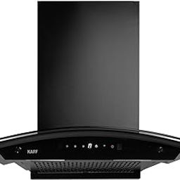 KAFF MAINZ DHC 60 Filter-less Auto Clean Curved Glass Kitchen Chimney 60 CM with 1180 m3/hr Suction Capacity, Touch with Motion Sensor Control, Front Panel with Black Glass and Digital Display (Black)-image-93