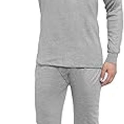 Winter Body Warmer Thermal Top Pajama/Bottom Mens Warm Winter Suit Combo Set Winter Wear Body Warmes for Mens/Boys/Women/Girls (Grey)(XX-Large)-picture-20