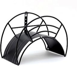 Urban Plant Wall Mount Garden Hose Hanger | Heavy-Duty Watering Hose Reel Holder for Garden, Outdoor, and Garage | Durable Metal Storage Hook for Hose Organization (Black)-image-35