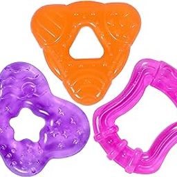 1st Step 3pcs Pack bpa Free Water Filled Multicolored teether (Multi)-56
