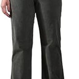 Women's Corduroy Trousers, Stylish High Rise Straight Fit Corduroy Pants for Women, 98% Cotton 2% Elastane, Button Closure, 4 Pockets-image-16