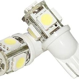 Guance 5 SMD 5050 LED T10 Parking Indicator Socket Light (White, 12V)(Set of 2) for Mahindra XUV 300-12