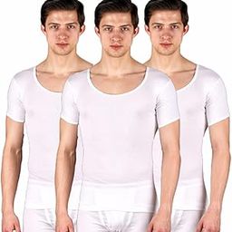 Men's Cotton Rib Half Sleeve Vest (Multipack)-20