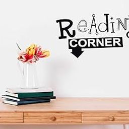 Wallstick Reading Corner wallstickers (Vinyl 55 cm x 30 cm)-image-68