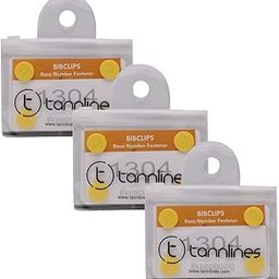 Tannlines BibClips(Set of 6 Clips) - Marathon Race Number Fastener, Pack of 3 | Say No to Safety Pins | No Making Holes on Your Running Top | Patented Design (Yellow)-image-8