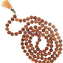 Arihant Gems and Jewels® 5 Mukhi/Faced 108+1 Beads Rudraksha Jaap Mala | Natural and Certified | Unisex Both for Men & Women-41