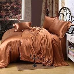All-Season Ultra Soft Luxurious Cotton 800 Thread Count 1 Piece Quilted Comforter -Solid Color Plain Bedding Set Simple Modern Soft Breathable Microfiber Comforter Covers - Duvet Insert Or Stand-Alone Comforter (Oversized King, Brown)-picture-22
