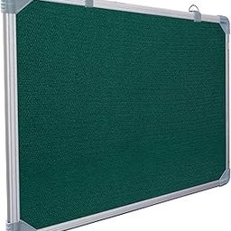 Eduway 2x2 Feet Notice Board/Pin Up Board/Bulletin Board/Display Board/Soft Board with High Resilience Foam Fabric for School, Office, Home with (20 Push-Up Pins)` (Green- 59x59 Cms)-image-23