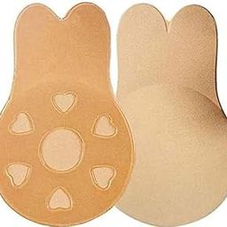 Silicone Nipple Covers, Reusable Sticky Bra, 2 Pieces, Push-Up, Backless, Self-Adhesive Multicolour-image-59