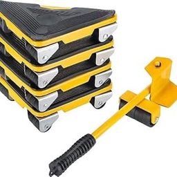 Hozhub Heavy Duty Furniture Lifter with 4 Sliders for Easy and Safe Moving - Shifter Pack Object Mobile Mover Household Hand Tool Set (Multicolor)-image-86