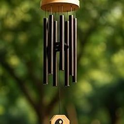 6 Pipe Wind Chimes for Home | Elegant Wind Chimes for Balcony & Garden | Home Decor Items for Positive Vibes-image-114