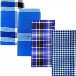 Brand 100% Pure Cotton Multicolor Premium Lungies for Men, Assorted Checks / Colors_2 Meter-image-28