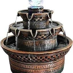ARTISOUL® Tabletop Water Fountain Good Fortune Feng Shui Gift for Garden Desktop Decor | Home Decor | Indoor Fountains-image-55