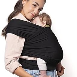 Boba Baby Wrap Carrier, Classic Black - The Original Child and Newborn Sling, Perfect for Infants and Babies Up to 16 ks (0 - 36 months)-image-33