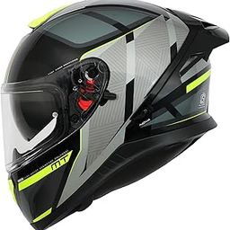 MT Thunder 3 SV Nova Full Face Helmet Sharp 4-Star Rated, DOT & ISI Certified, Dual Visor, Wind Tunnel Tested, Lightweight Shell-image-6