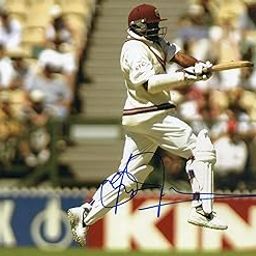 8x10 Inches Original Autographed Photo of West Indies Cricketer Brian Lara-image-84
