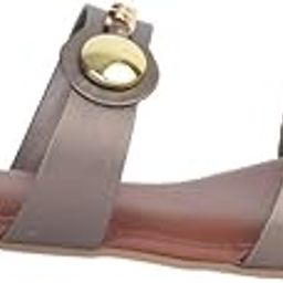 Women's Ethnic Flat Sandals | Stylish Double Strap Slip-On with Metallic Embellishments for Festive & WEAR EVERDAY-image-17