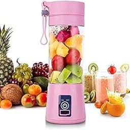 Portable Usb Juicer 380Ml 2 |4 Blades Handheld Bottle Usb Electric Fruit Citrus Lemon Juicer Blender Squeezer Reamer Machine (Multi-Colored), 5 Watts-picture-28