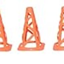SAS SPORTS Marker Cones Flexible 9 Inch Pack of 10 for Football, Cricket, Track and Field-image-84