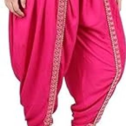 Plain Stylish & Attractive Woman's Rayon Dhoti(28 till 34) RANI-image-48