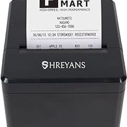 SHREYANS 80mm Thermal Billing Printer with Autocutter | Ultra Fast Speed with Compact Design Makes is Much Easier to use | Bluetooth+WiFi+LAN+USB-12
