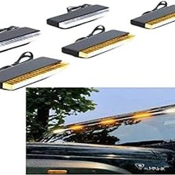 G13 Ufo Roof Marker LED Lights For Cars, Trucks, Or Suv 4 X 4 Thar (Ufo (3Amber,2White))-12