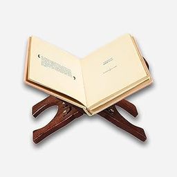 Zeguard Handicraft Wooden Hand Carved Holy Book Stand Figurine, Brown, 12x5.5 inch, 1 Piece Wooden rehal holy Book Stand-image-93