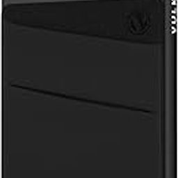 Card Holder with Money Pocket Pop Up Wallet RFID Blocking Slim Metal Bank Card Case Holds 5 Cards & Notes for Men or Women (Black)-image-46