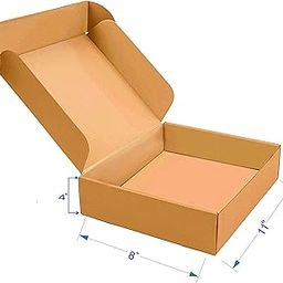 NBI Brown Self Locking 3 Ply Corrugated Boxes 11x8x4 Inch Pack of 25 for Packaging Shipping Storing and E-Commerce-19