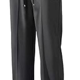 Men's Loose-Fit Track Pants with Zip Pocket, Pin-Tuck Detailing, and Logo. Soft and Cool Athletic Baggy Relaxed Fit Trousers, Stretchable Gym,Exercise,Casual Joggers-picture-17
