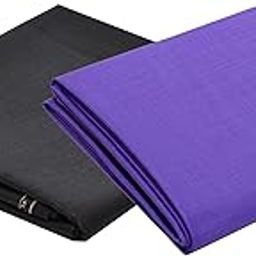 KUNDAN SULZ GWALIOR MEN'S Cotton Shirt & Poly-Viscose Trouser Fabric Combo Set (Black & Purple; 1.30 & 2.25 Meters)-image-49