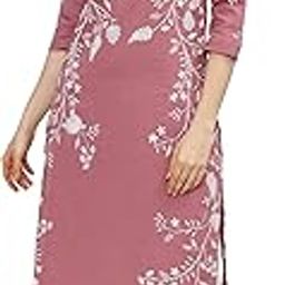 vishudh Women's Cotton Regular Kurta-picture-48