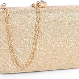 Constellation formal party clutch with gold chain for women and girls-image-0