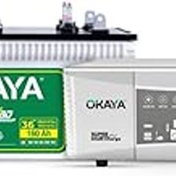 Okaya Inverter & Battery Combo (Smart Wave QSW 1500 Quasi Sine Wave 1250VA/12V with PowerUP OPJT19036 160Ah/12V) Inverter with Battery for Home, Office & Shops-image-5