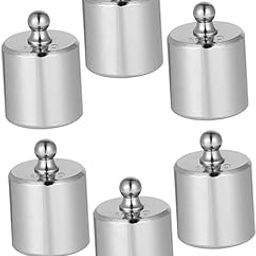 JECOMPRIS Versatile 6pcs Calibration Weights Steel Weights for Scale Calibration for and Training Institution-image-32