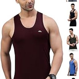Men's Cotton Sleeveless Round Neck Regular Fit Vest | Baniyan for Men | Color and Print may Vary-image-13
