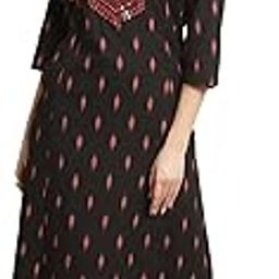 pistaa's Women's Cotton Relaxed Fit A Line Kurta-picture-27