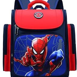 School Bags for Boys Stylish Spider Bag Waterpoof Kid Bag for Travel, Camping, Burden-relief School Backpack Gift for Kids 3-6 Years Old-image-32