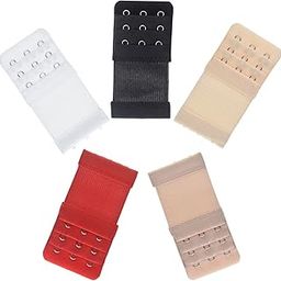 Elastic Back Bra Band Extender 3 X 3 Hook and Eye Tape Stretchy Extension-23