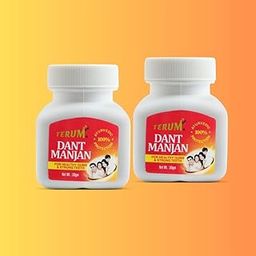 TERUM Dant Manjan – Pack of 2 (30gm Each) | Ayurvedic Tooth Powder for Strong Teeth & Healthy Gums | Herbal Dental Care for Cavity Protection, Bad Breath, Plaque & Sensitivity Relief-4