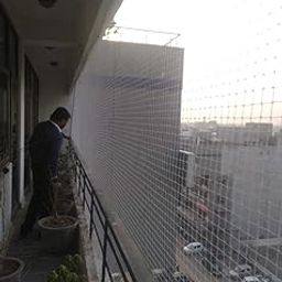 AMZ Sports Nets Pigeon net for Balcony Safety (Protection net) (Monkey) Black (10FTx20FT)-picture-21