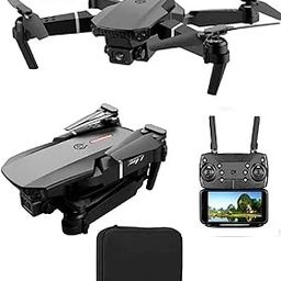 Riyotrades E88 Pro Foldable Quadcopter WiFi 480P FPV Dual Camera Position Locking Drone Drone-image-2