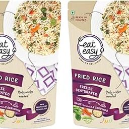 Eat Easy Ready To Eat Veg Fried Rice, 95gm of 1 Pack, Instant Food, Indian Meal, Travel Food, No Preservatives, No Added Artificial Colours & Flavours, Just Add Water and Cook-image-12