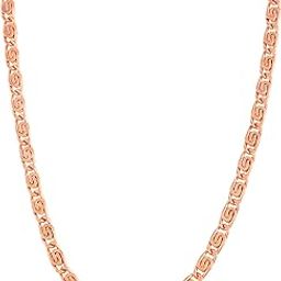 Pure Copper Chain Necklace for Men Women Rose Gold tone health benificial शुद्ध तांबे की स्वास्थ्य लाभकारी चेन (SST8133NKN)-image-54