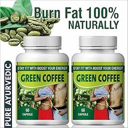 Green Coffee Health Tablets | Weight Loss Capsule Reduce Belly Thigh Fat (Pack Of 2, 120 capsule)-image-36